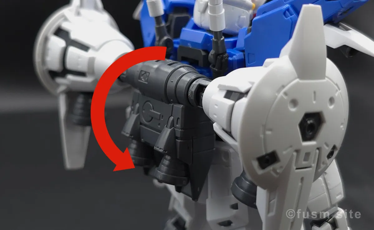 【レビュー】RG RX-78GP01Fb ガンダム試作1号機フルバーニアン バックパックレビュー 可動域 12