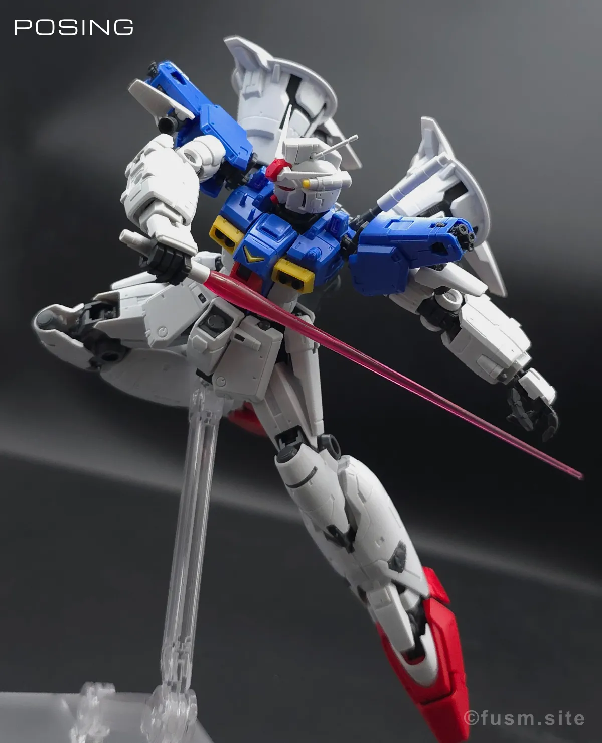 【レビュー】RG RX-78GP01Fb ガンダム試作1号機フルバーニアン ポージング 15