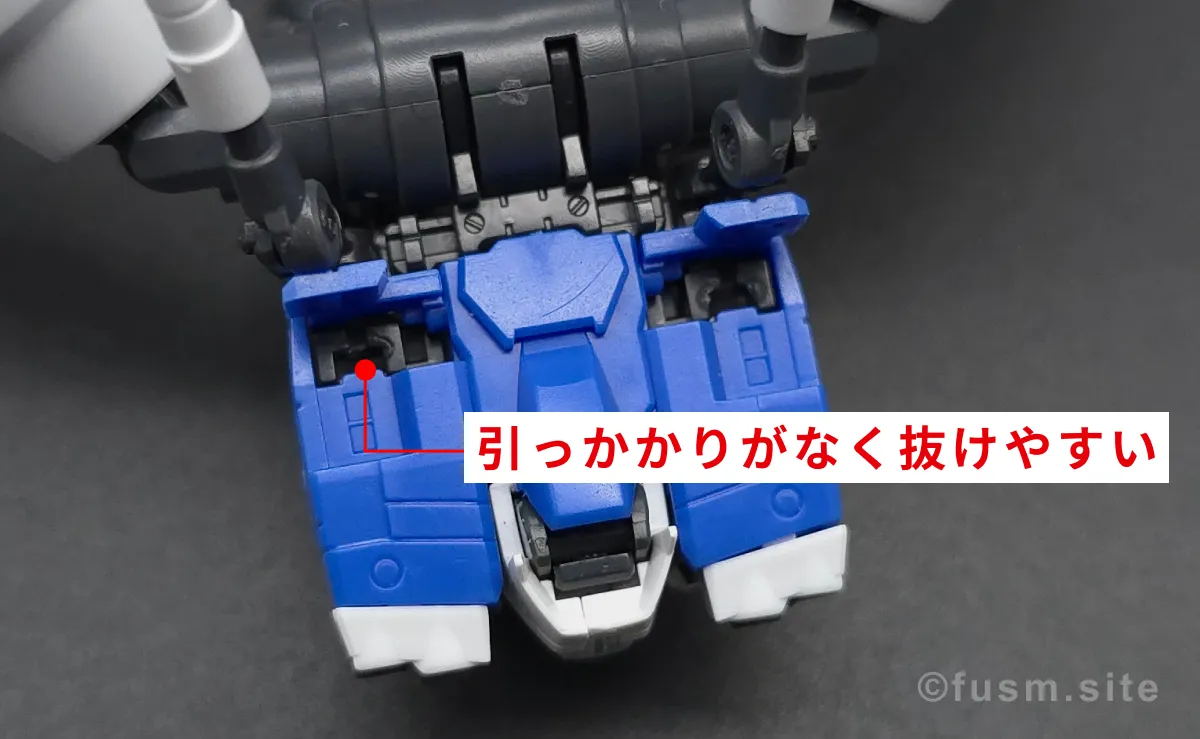 【レビュー】RG RX-78GP01Fb ガンダム試作1号機フルバーニアン 耐久力が弱い箇所 03