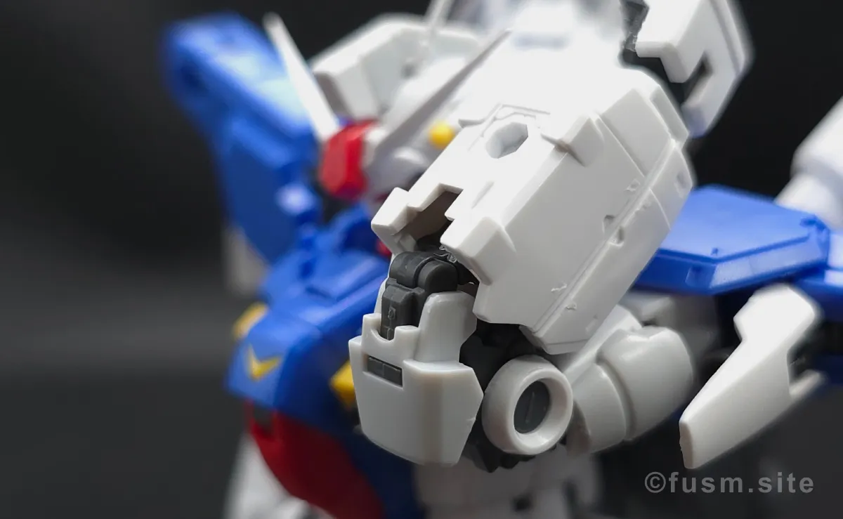 【レビュー】RG RX-78GP01Fb ガンダム試作1号機フルバーニアン 腕部ディテール 02