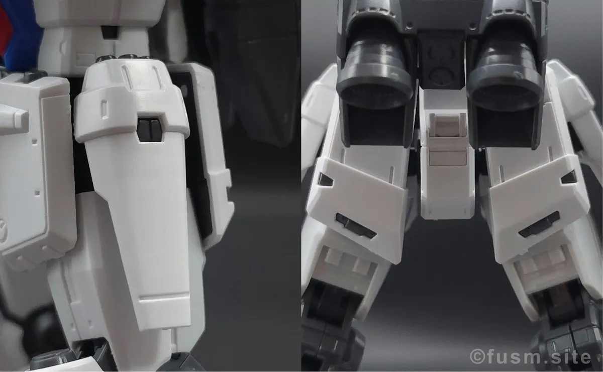 【レビュー】RG RX-78GP01Fb ガンダム試作1号機フルバーニアン 胴体ディテール 03