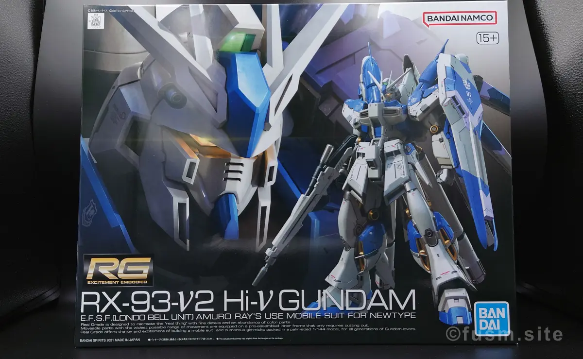 【再販前に見る】RG Hi-ν(ハイニュー)ガンダムの再販履歴や予定・キットの特徴紹介 パッケージ 02