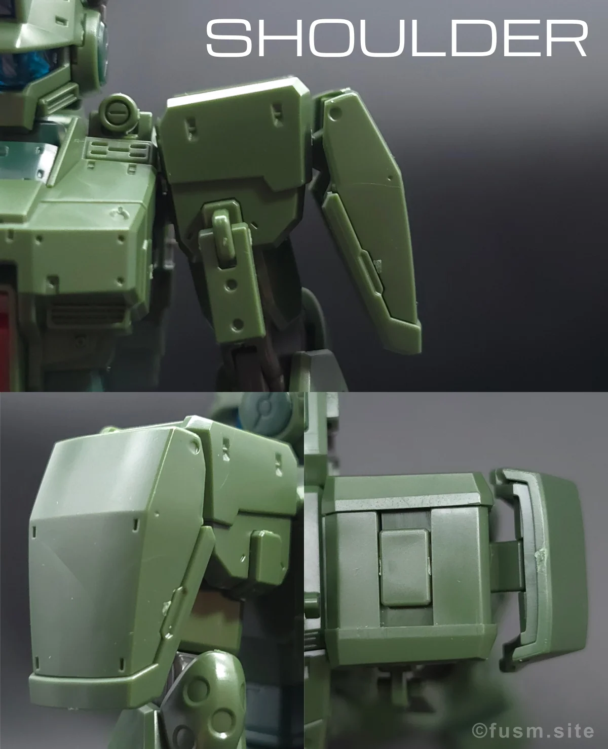 HG ジム・スパルタン レビュー 肩ディテール 01
