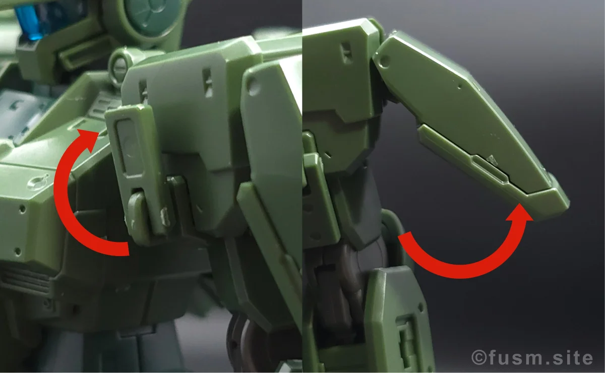 HG ジム・スパルタン レビュー 肩ディテール 可動域 01