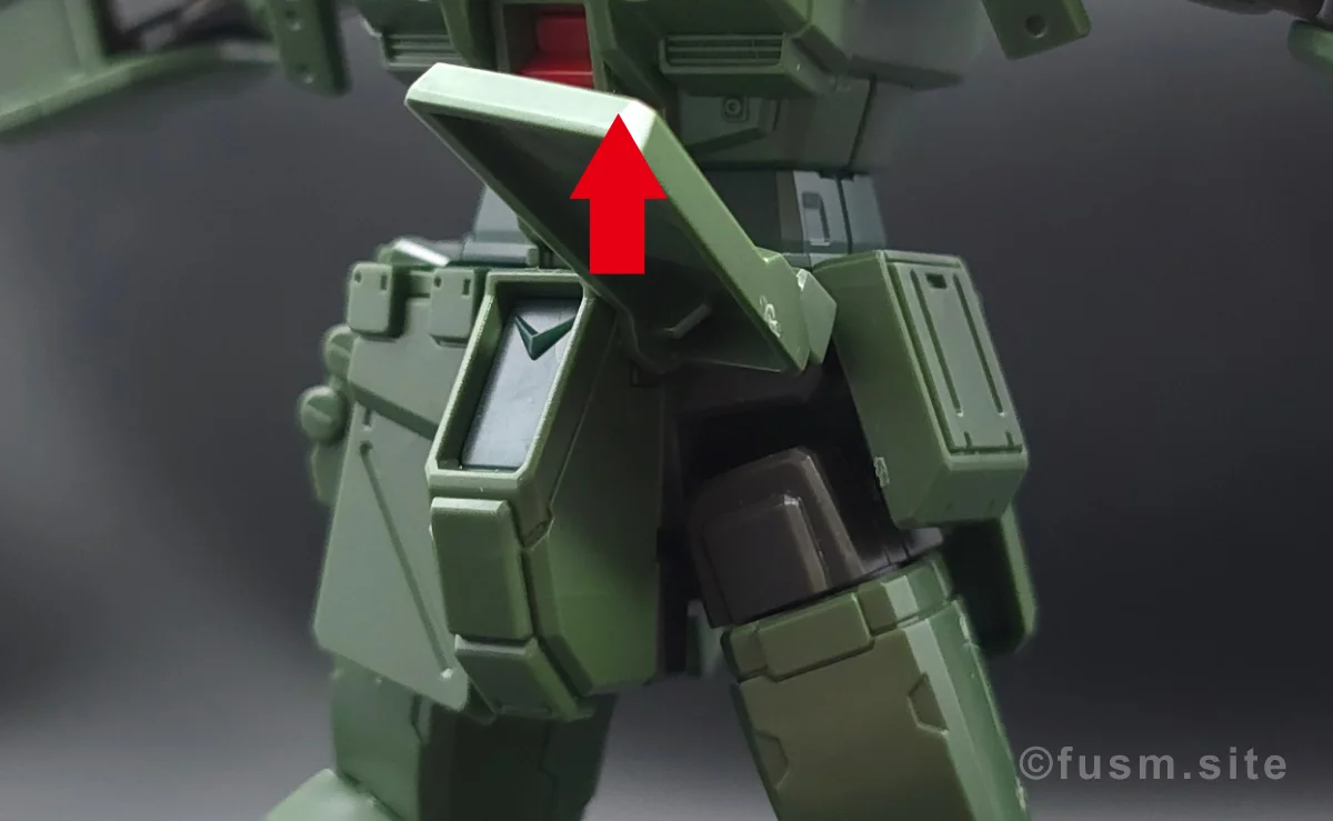 HG ジム・スパルタン レビュー 胴体ディテール 可動域 02
