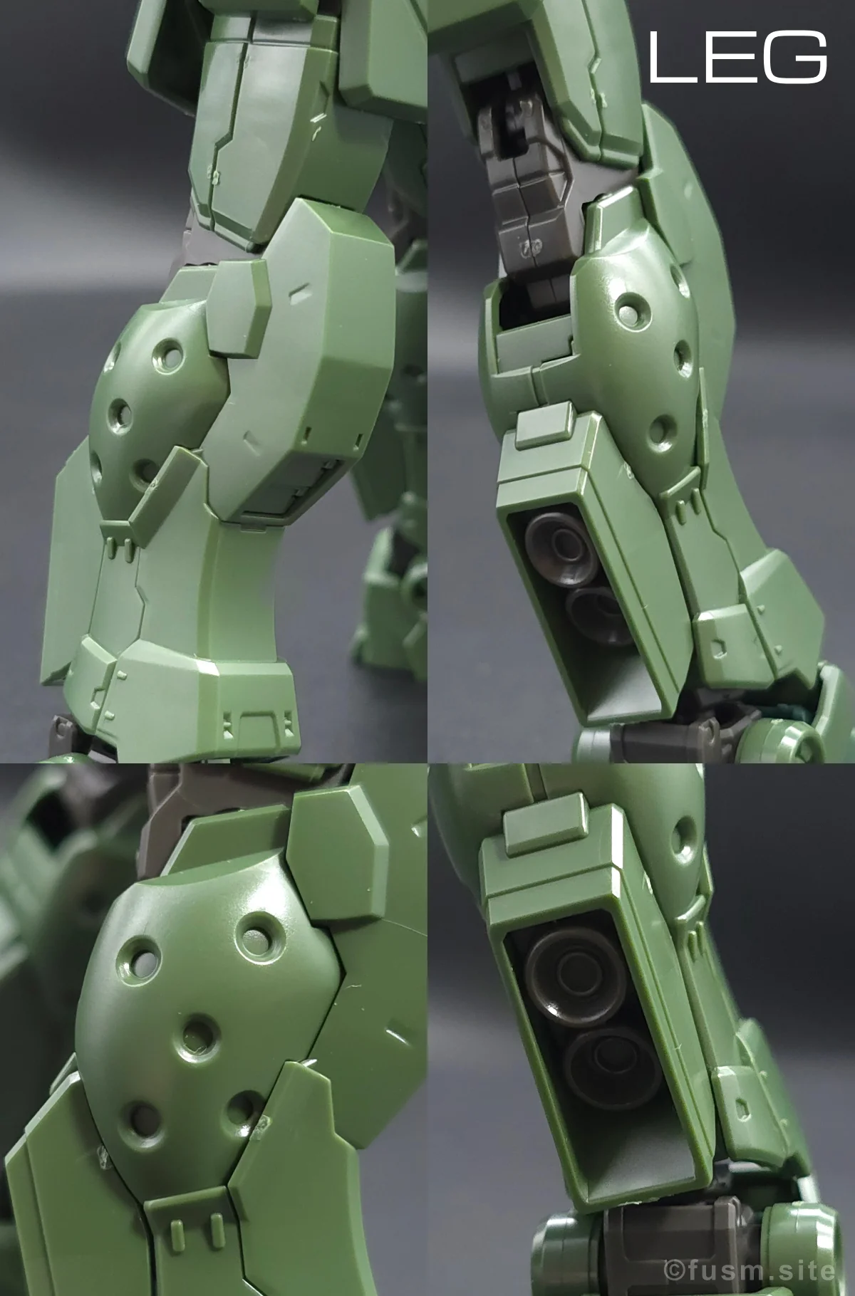 HG ジム・スパルタン レビュー 脚部ディテール 01