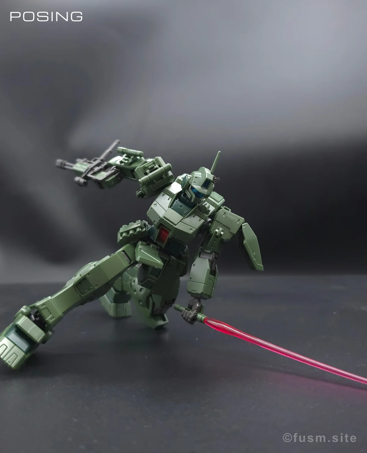 HG ジム・スパルタン レビュー ポージング 12