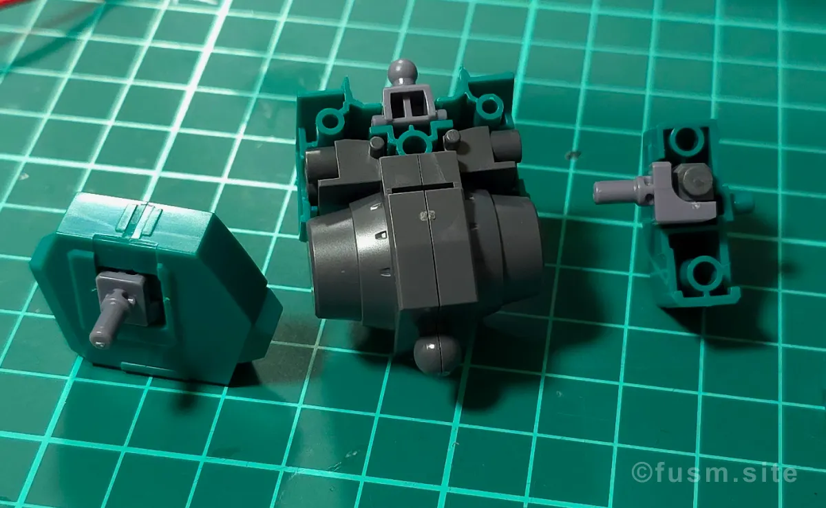 HGUC ドーベン・ウルフ レビュー パーツ・構造・組み立て 01
