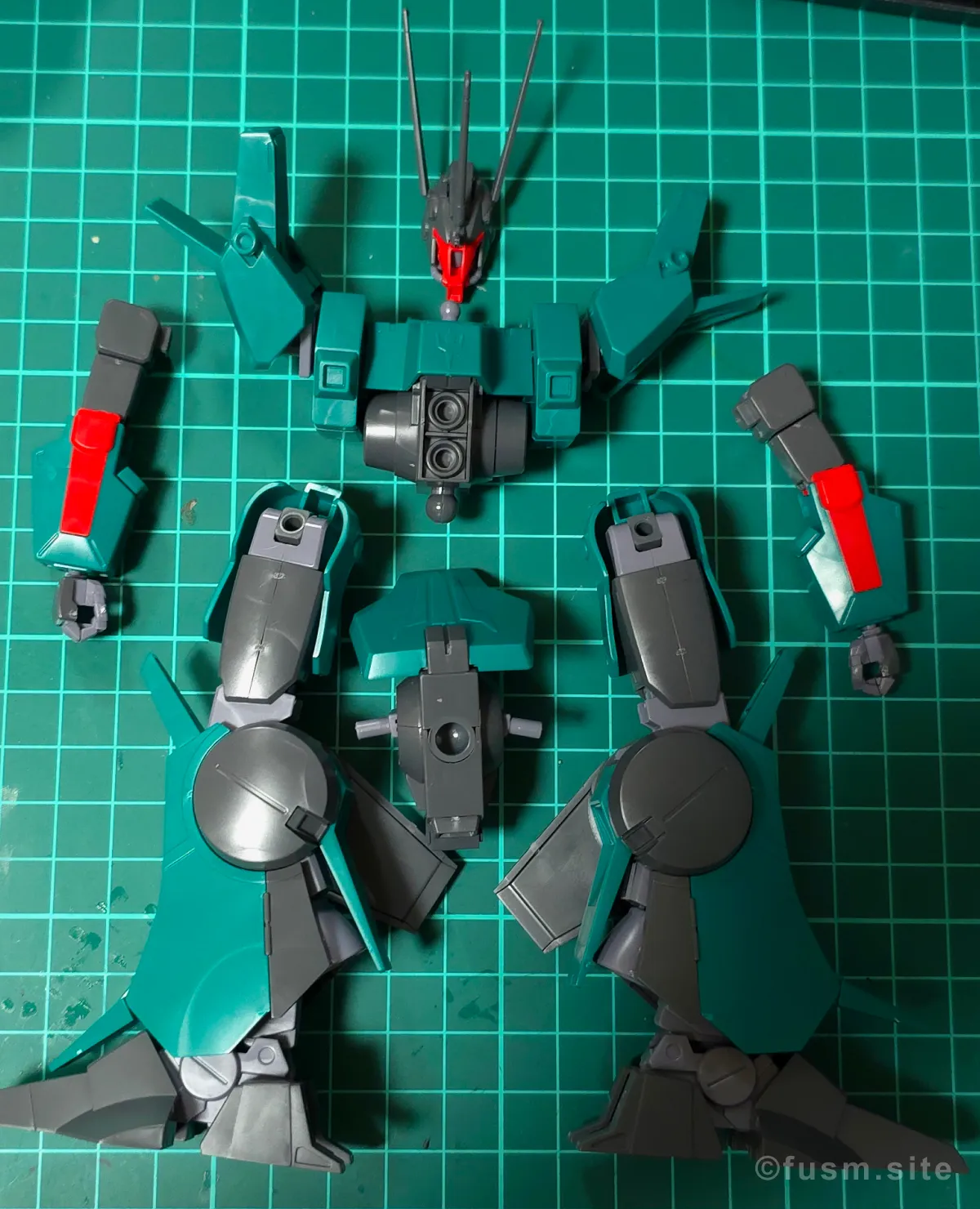 HGUC ドーベン・ウルフ レビュー パーツ・構造・組み立て 07