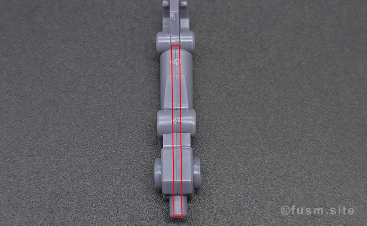 HGUC ドーベン・ウルフ レビュー 付属品 合わせ目 01