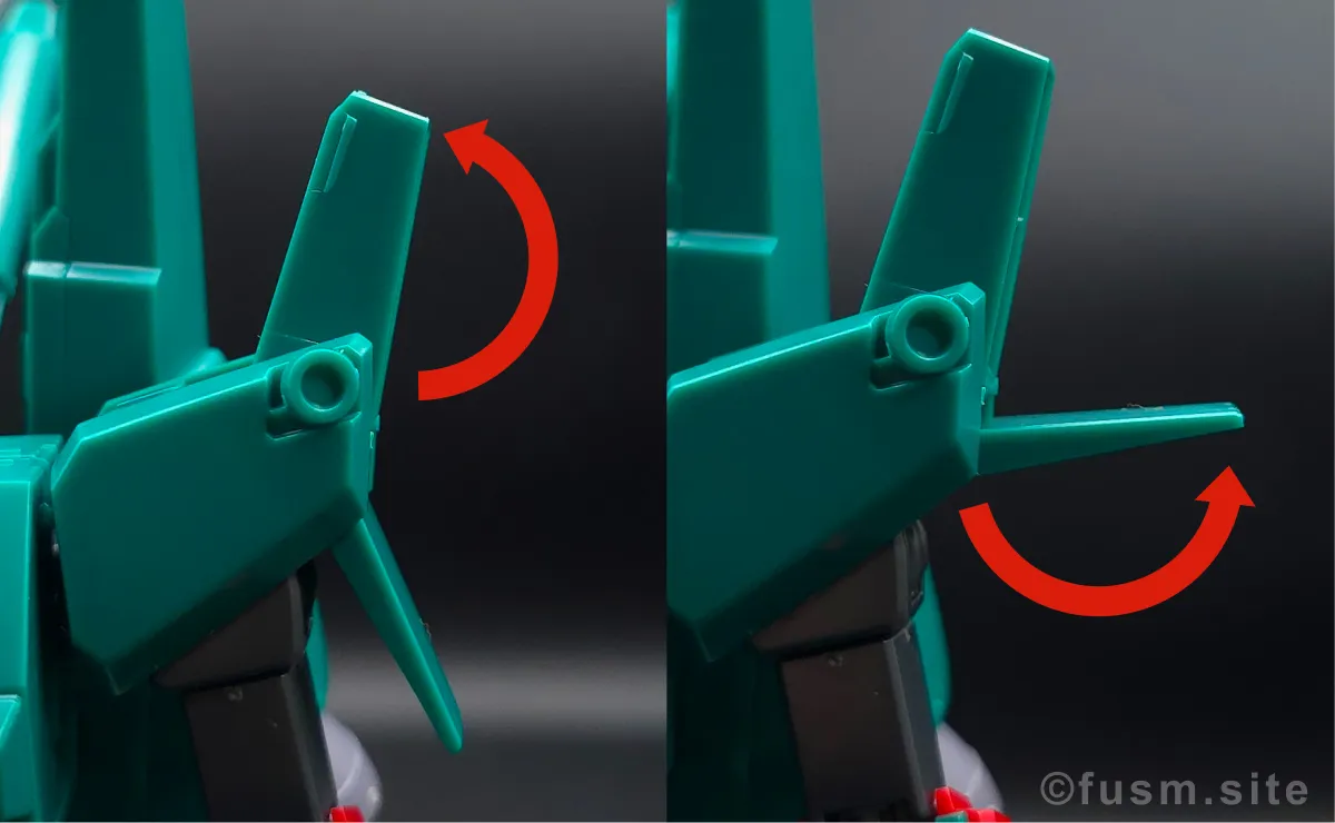 HGUC ドーベン・ウルフ レビュー 肩ディテール 可動域 01