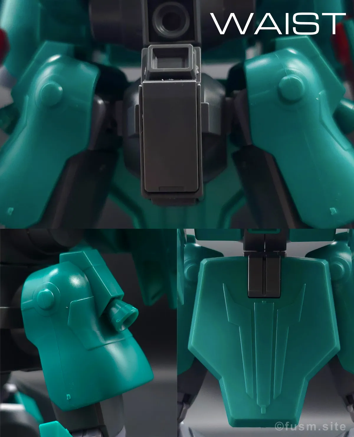 HGUC ドーベン・ウルフ レビュー 胴体ディテール 02