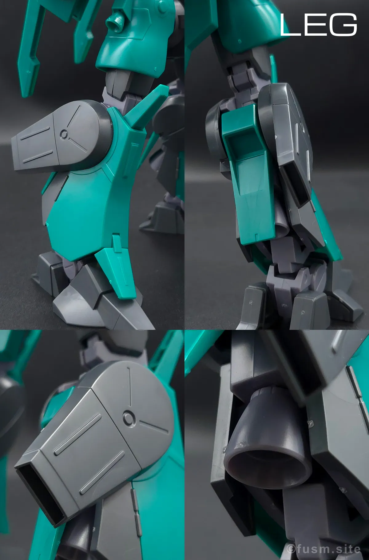 HGUC ドーベン・ウルフ レビュー 脚部ディテール 01