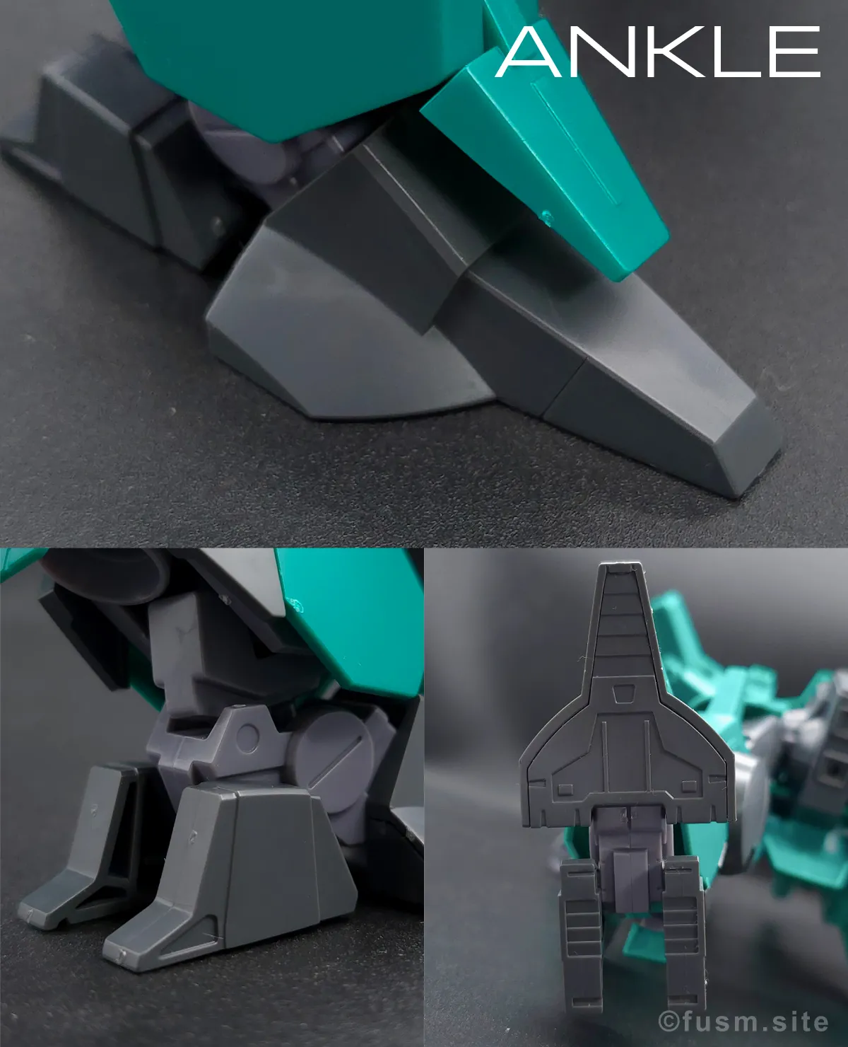 HGUC ドーベン・ウルフ レビュー 脚部ディテール 03