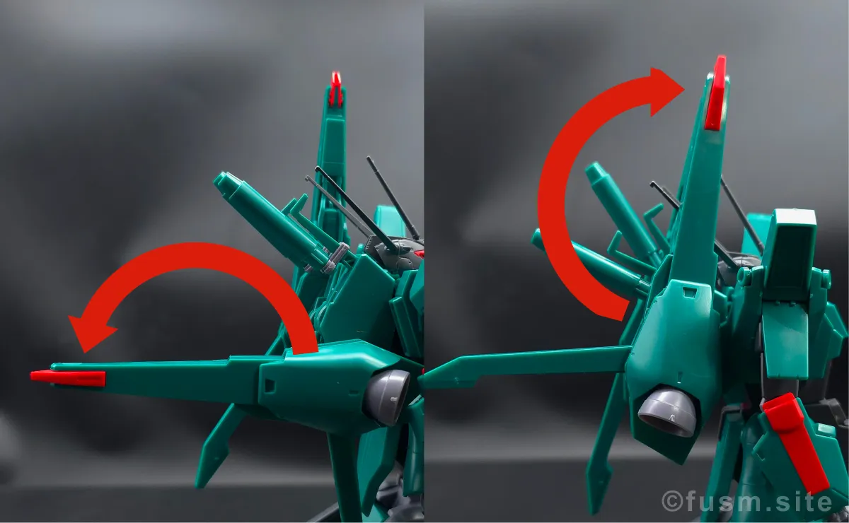 HGUC ドーベン・ウルフ レビュー バックパックレビュー 可動域 01