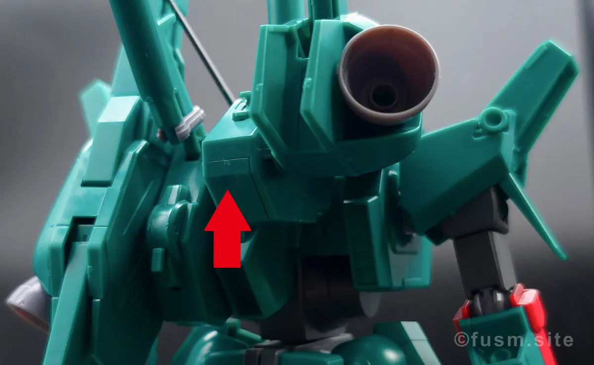 HGUC ドーベン・ウルフ レビュー バックパックレビュー 可動域 03