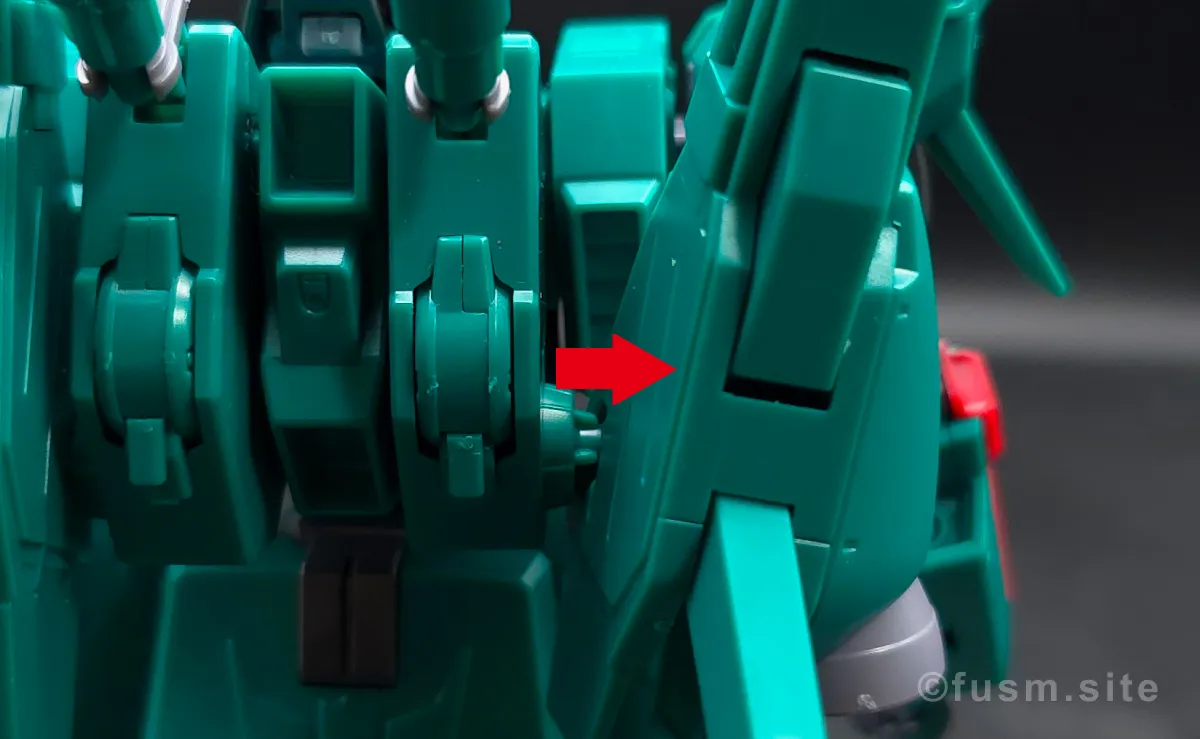 HGUC ドーベン・ウルフ レビュー バックパックレビュー 可動域 04