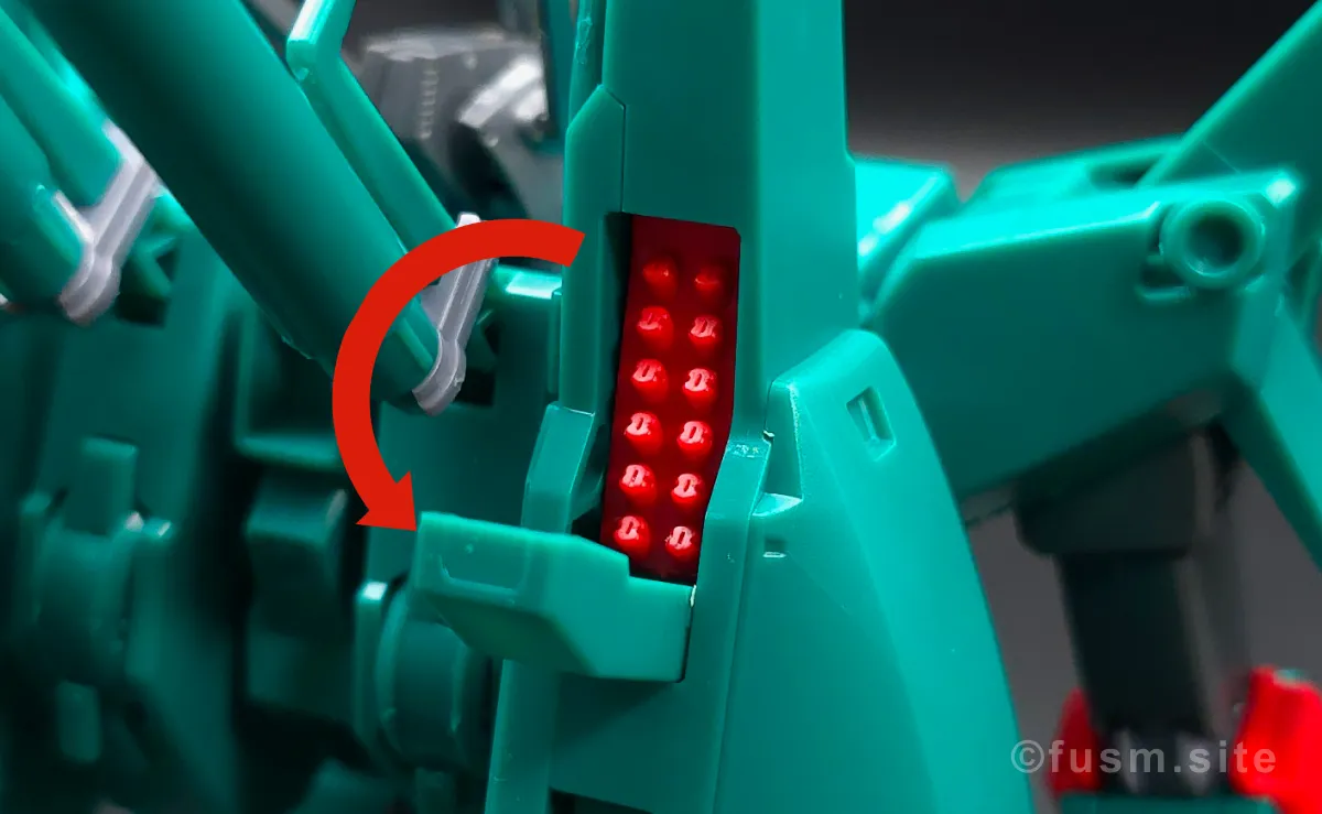 HGUC ドーベン・ウルフ レビュー バックパックレビュー 可動域 05