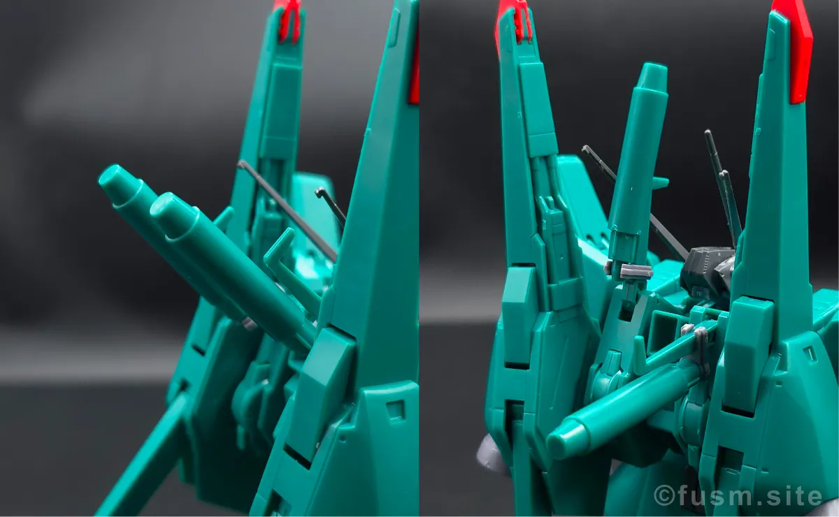 HGUC ドーベン・ウルフ レビュー バックパックレビュー 可動域 06