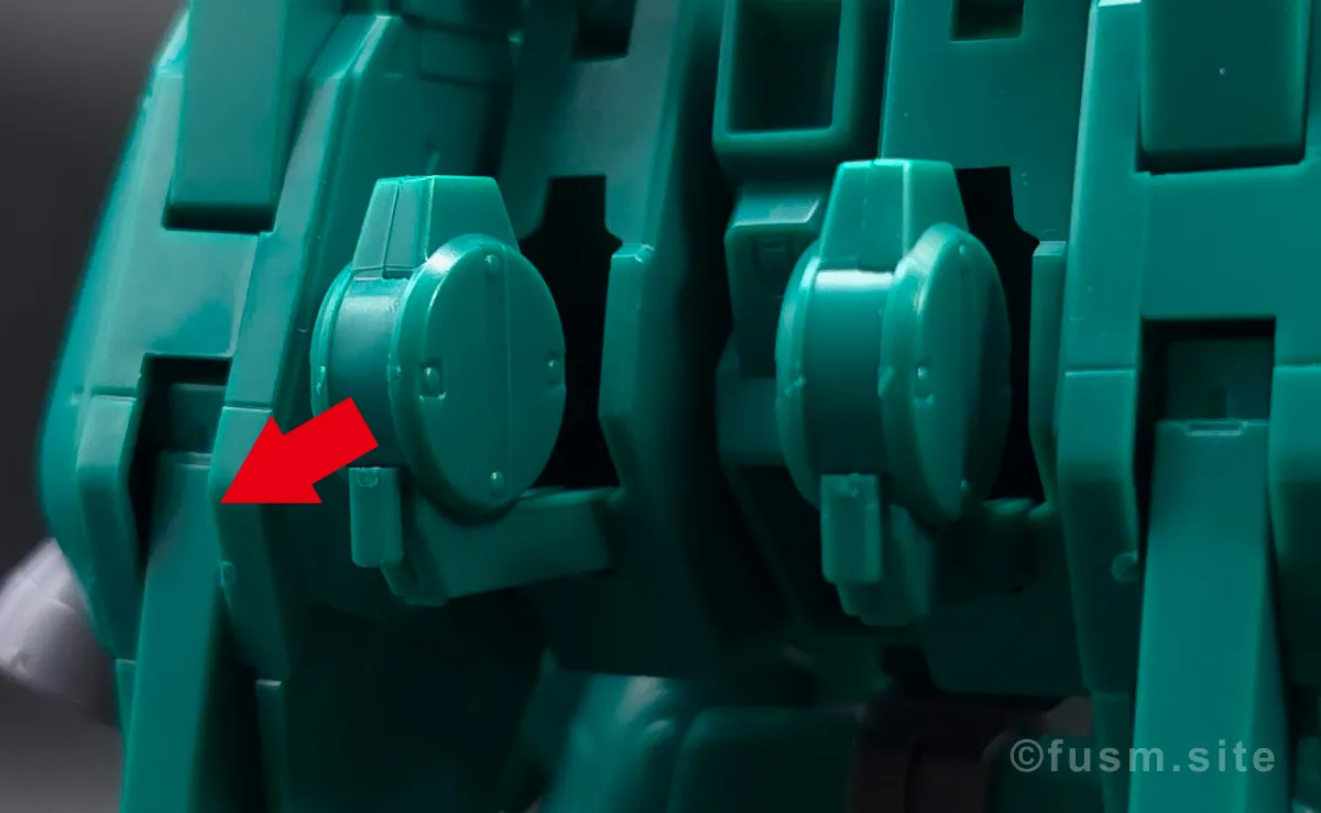 HGUC ドーベン・ウルフ レビュー バックパックレビュー 可動域 07