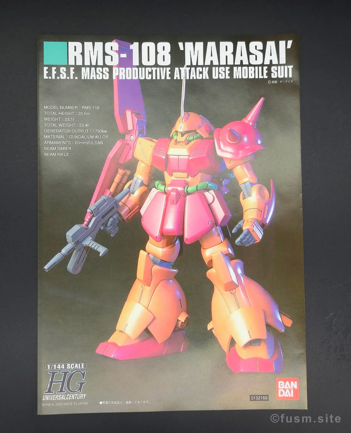 HGUC マラサイ レビュー パッケージ 06