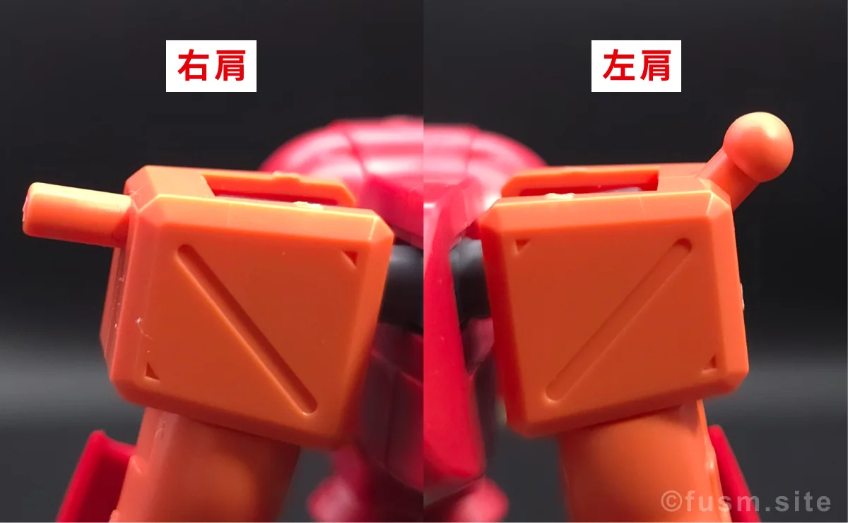 HGUC マラサイ レビュー 肩ディテール 02