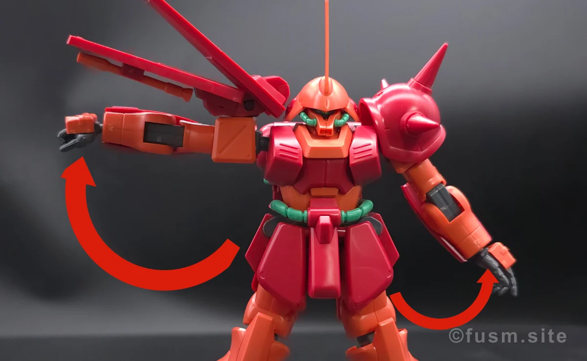 HGUC マラサイ レビュー 肩ディテール 可動域 01