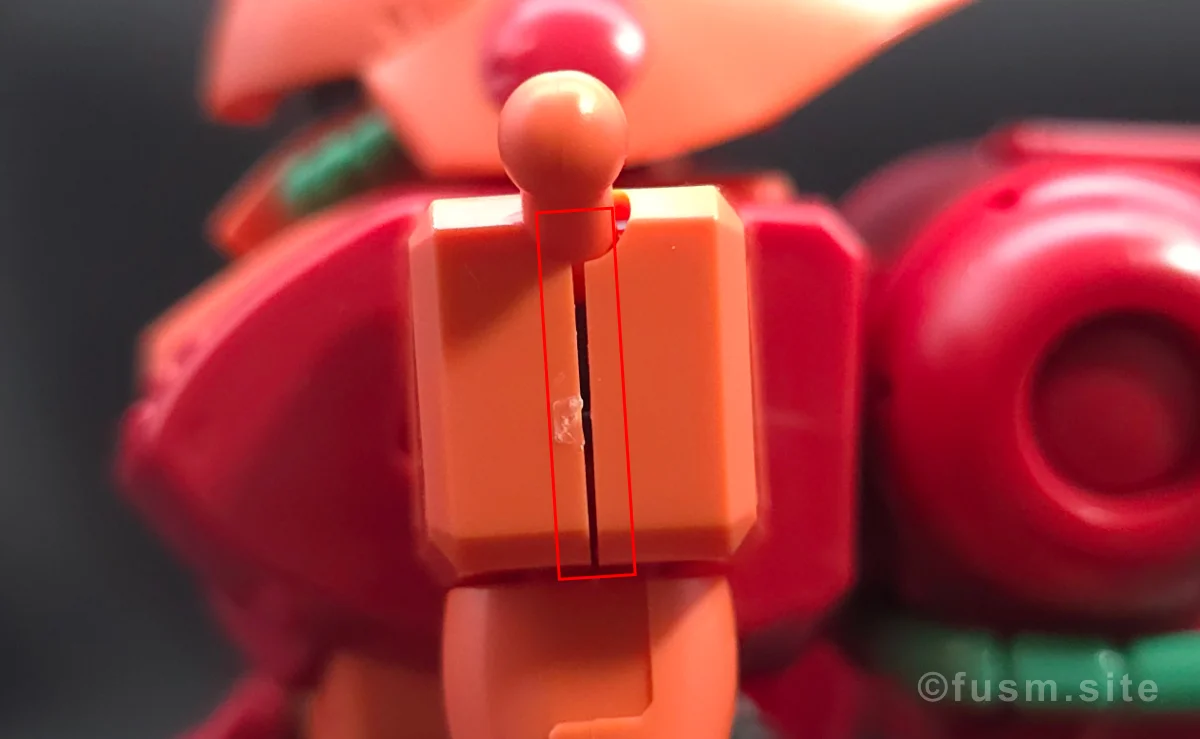 HGUC マラサイ レビュー 肩ディテール 合わせ目 01