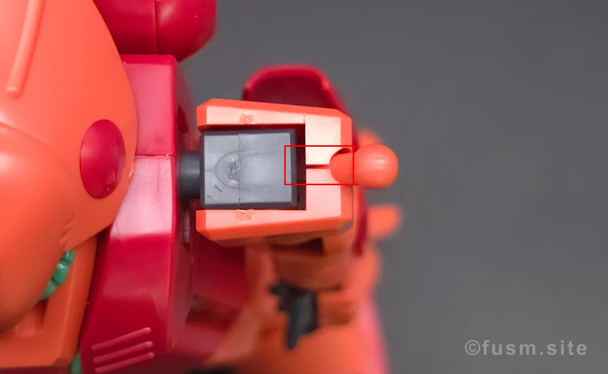 HGUC マラサイ レビュー 肩ディテール 合わせ目 02