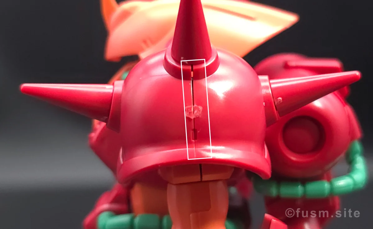 HGUC マラサイ レビュー 肩ディテール 合わせ目 03