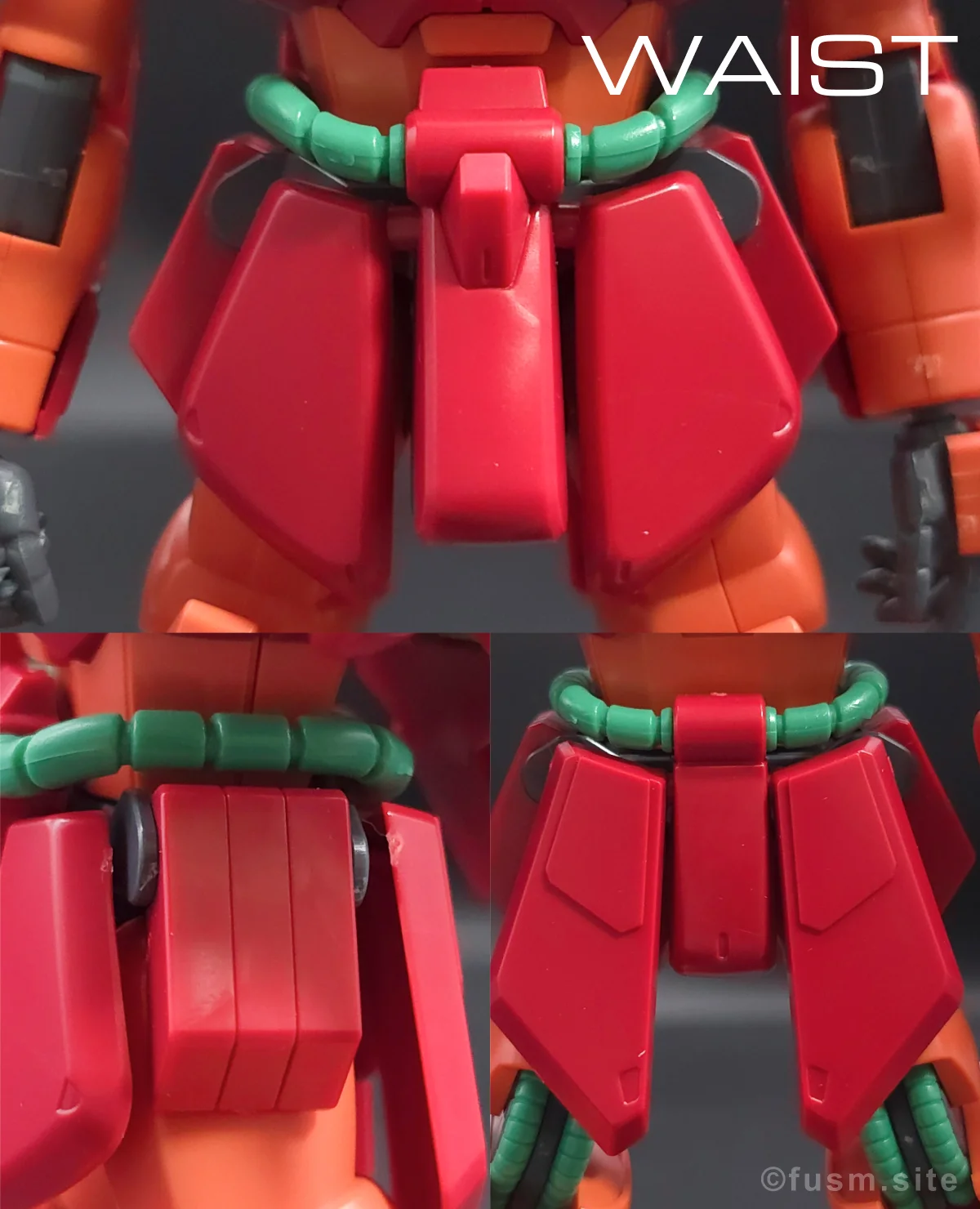 HGUC マラサイ レビュー 胴体ディテール 02