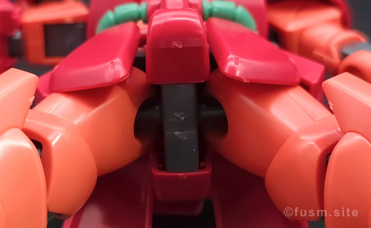 HGUC マラサイ レビュー 胴体ディテール 可動域 05