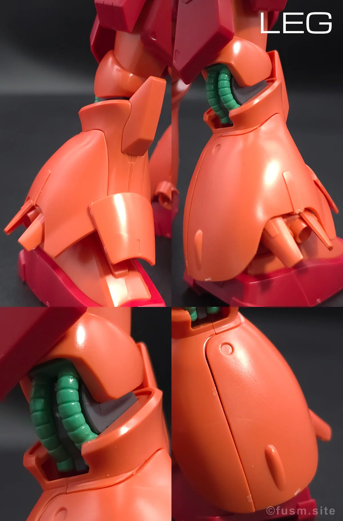 HGUC マラサイ レビュー 脚部ディテール 01