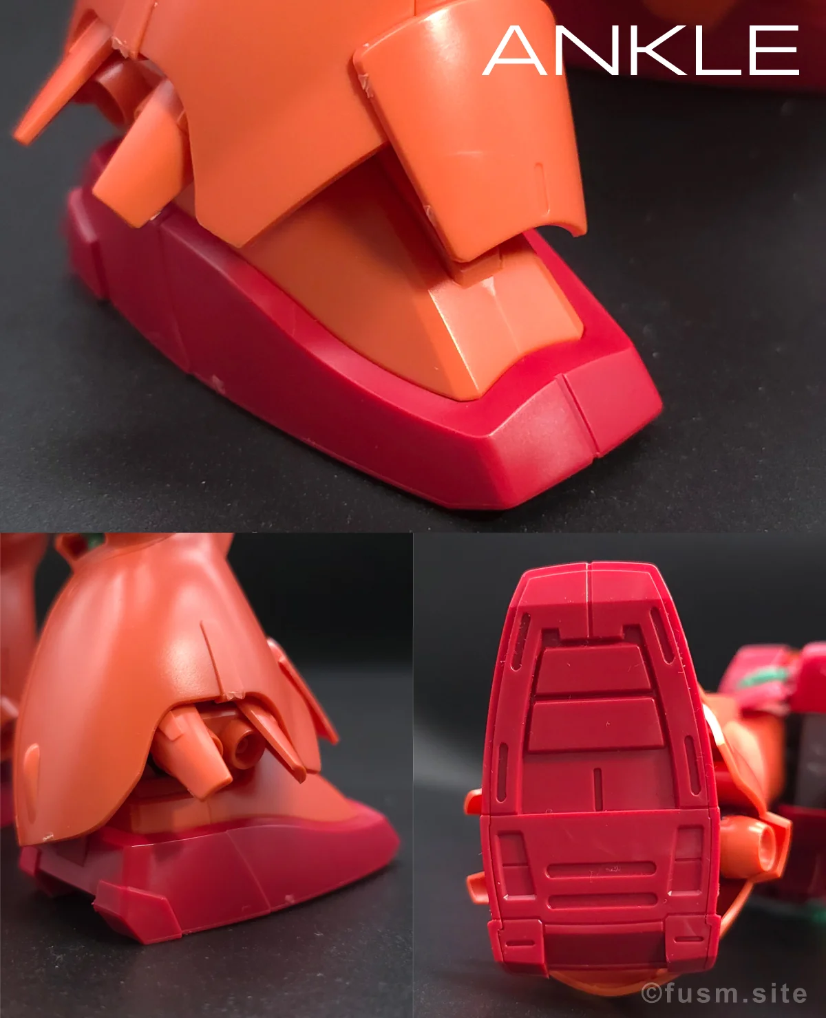 HGUC マラサイ レビュー 脚部ディテール 02