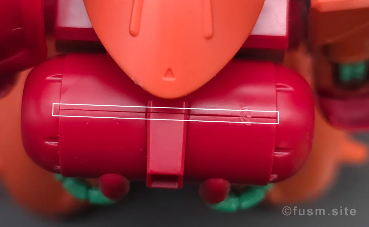 HGUC マラサイ レビュー バックパックレビュー 合わせ目 02