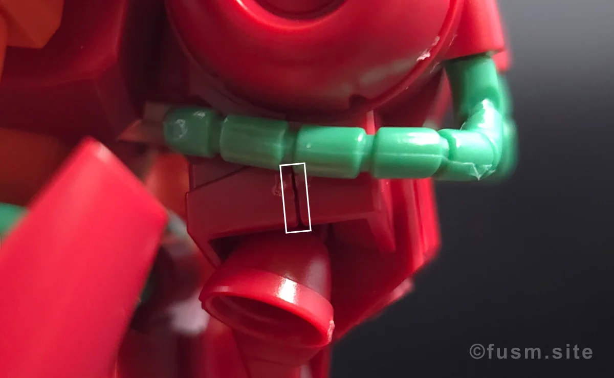 HGUC マラサイ レビュー バックパックレビュー 合わせ目 03