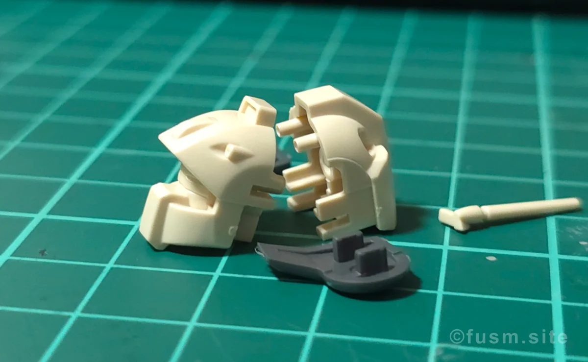 HGUC MSA-003 ネモ(ユニコーンデザートカラーVer.) レビュー パーツ・構造・組み立て 02