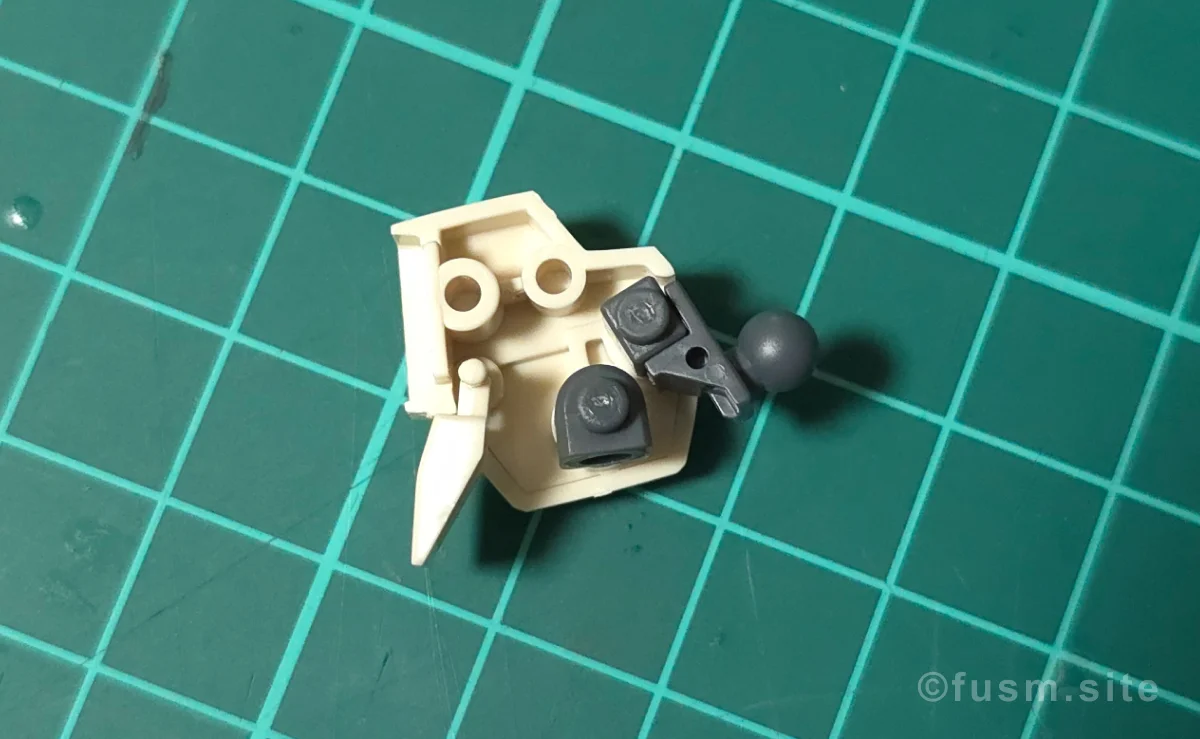 HGUC MSA-003 ネモ(ユニコーンデザートカラーVer.) レビュー パーツ・構造・組み立て 03