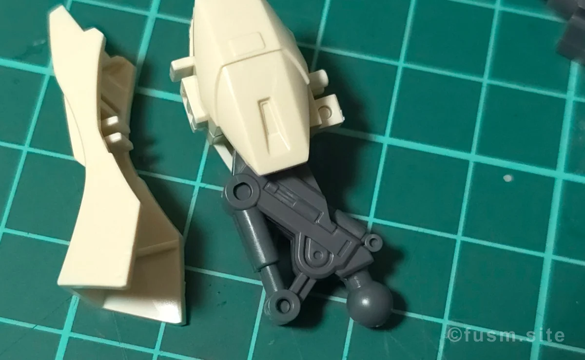 HGUC MSA-003 ネモ(ユニコーンデザートカラーVer.) レビュー パーツ・構造・組み立て 09