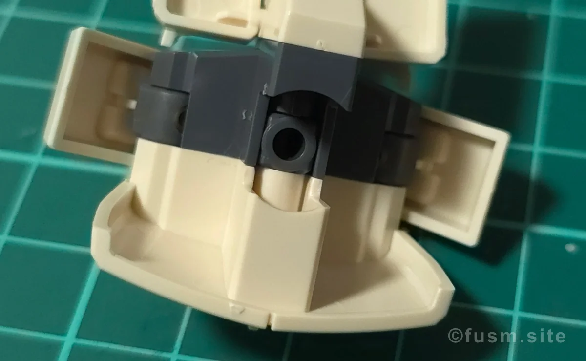 HGUC MSA-003 ネモ(ユニコーンデザートカラーVer.) レビュー パーツ・構造・組み立て 11