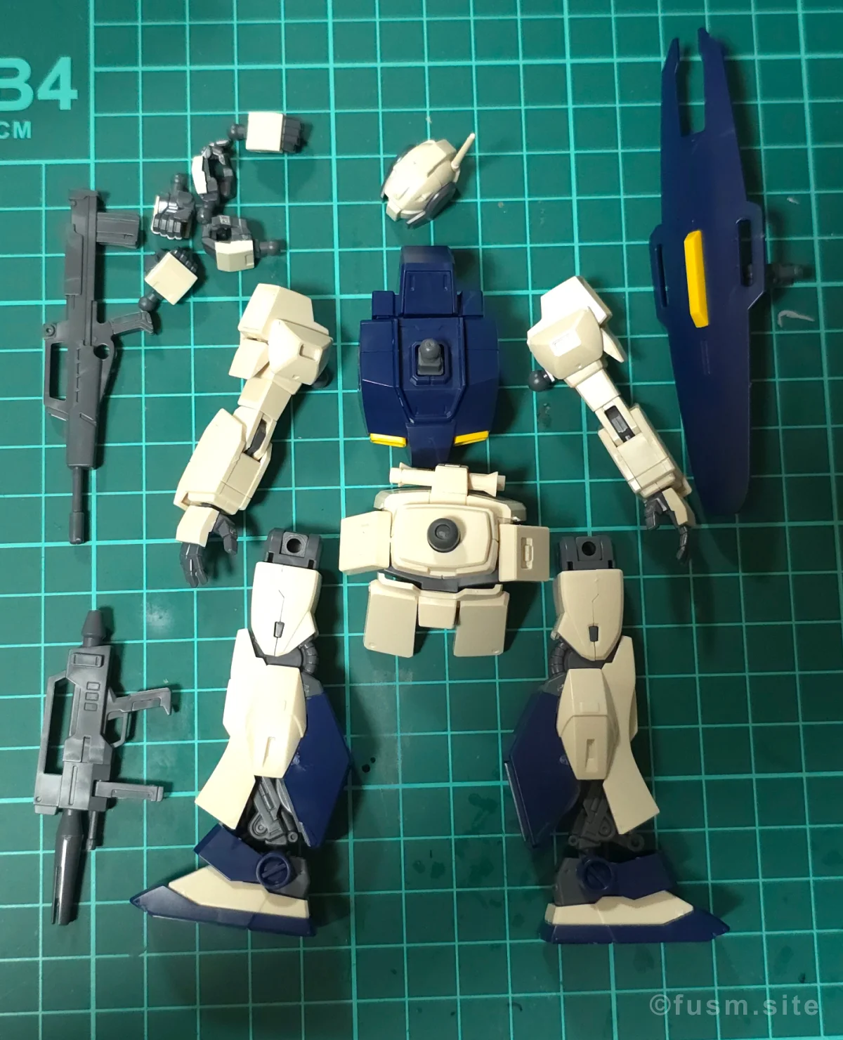 HGUC MSA-003 ネモ(ユニコーンデザートカラーVer.) レビュー パーツ・構造・組み立て 14