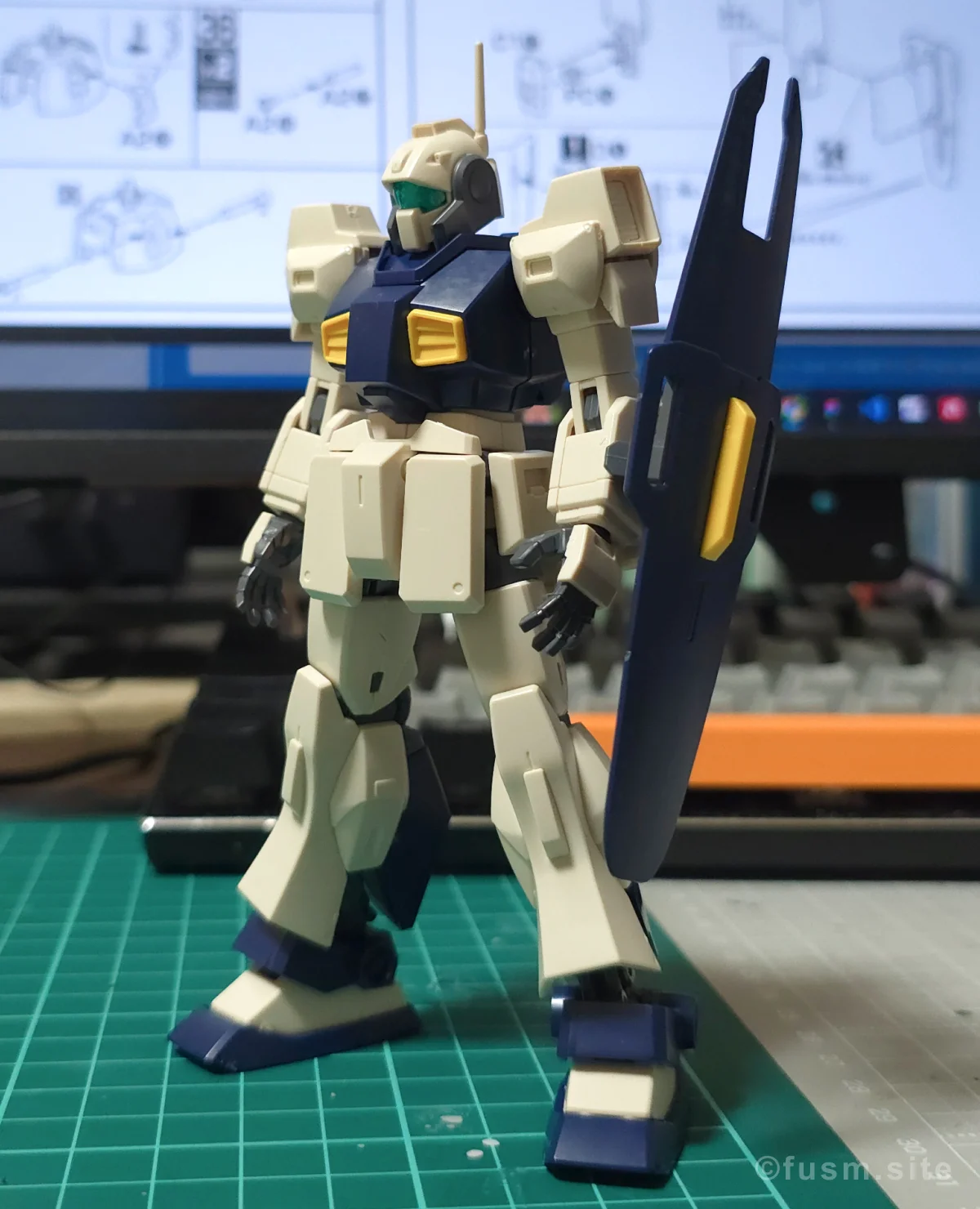 HGUC MSA-003 ネモ(ユニコーンデザートカラーVer.) レビュー パーツ・構造・組み立て 15