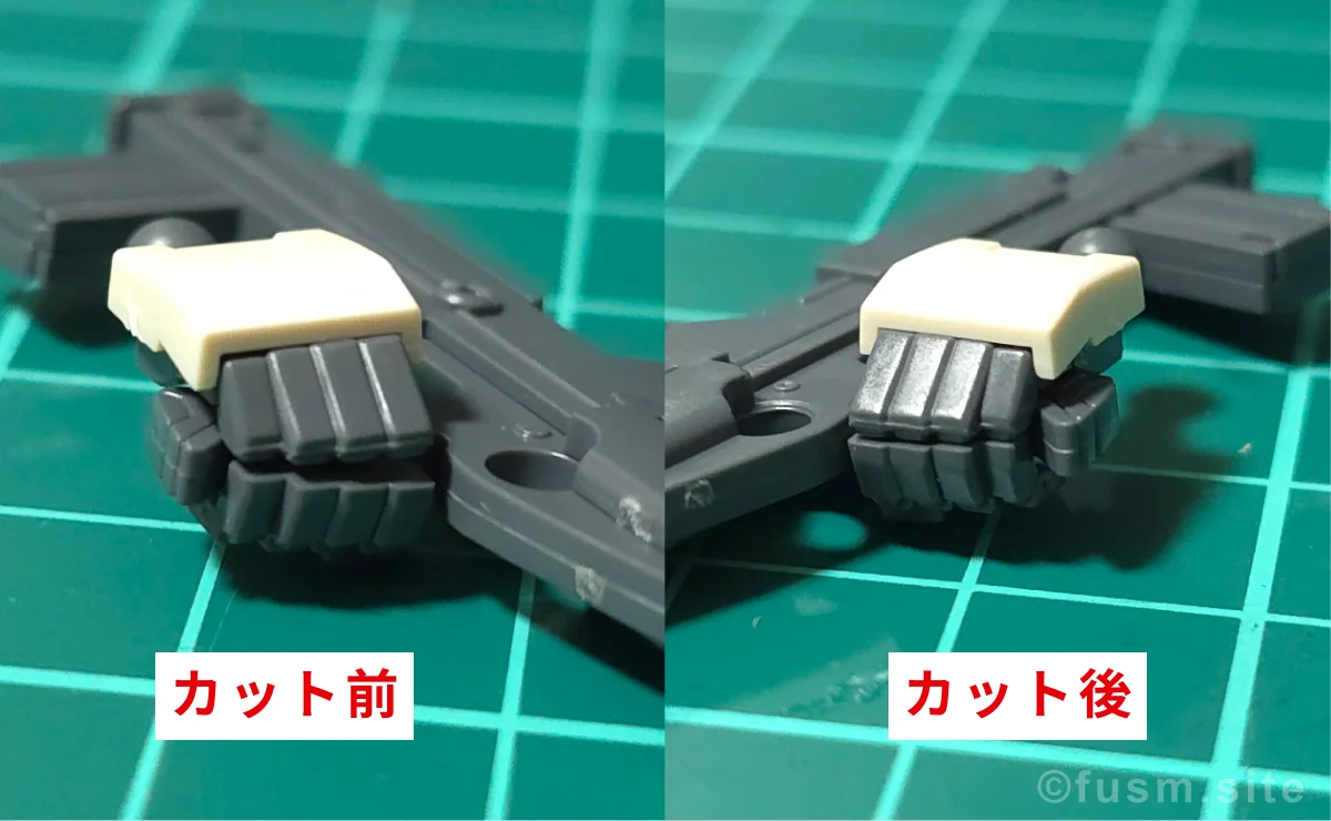HGUC MSA-003 ネモ(ユニコーンデザートカラーVer.) レビュー 付属品 3