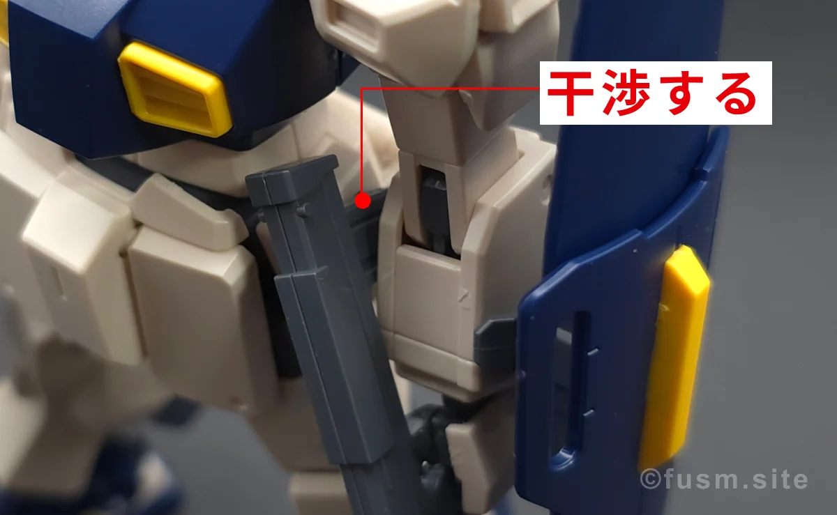 HGUC MSA-003 ネモ(ユニコーンデザートカラーVer.) レビュー 付属品 5