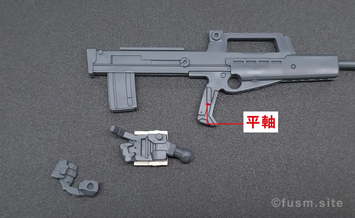 HGUC MSA-003 ネモ(ユニコーンデザートカラーVer.) レビュー 付属品 03