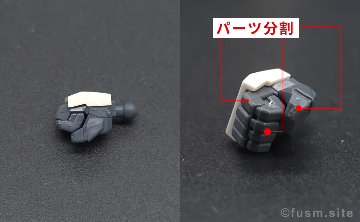 HGUC MSA-003 ネモ(ユニコーンデザートカラーVer.) レビュー 付属品 06