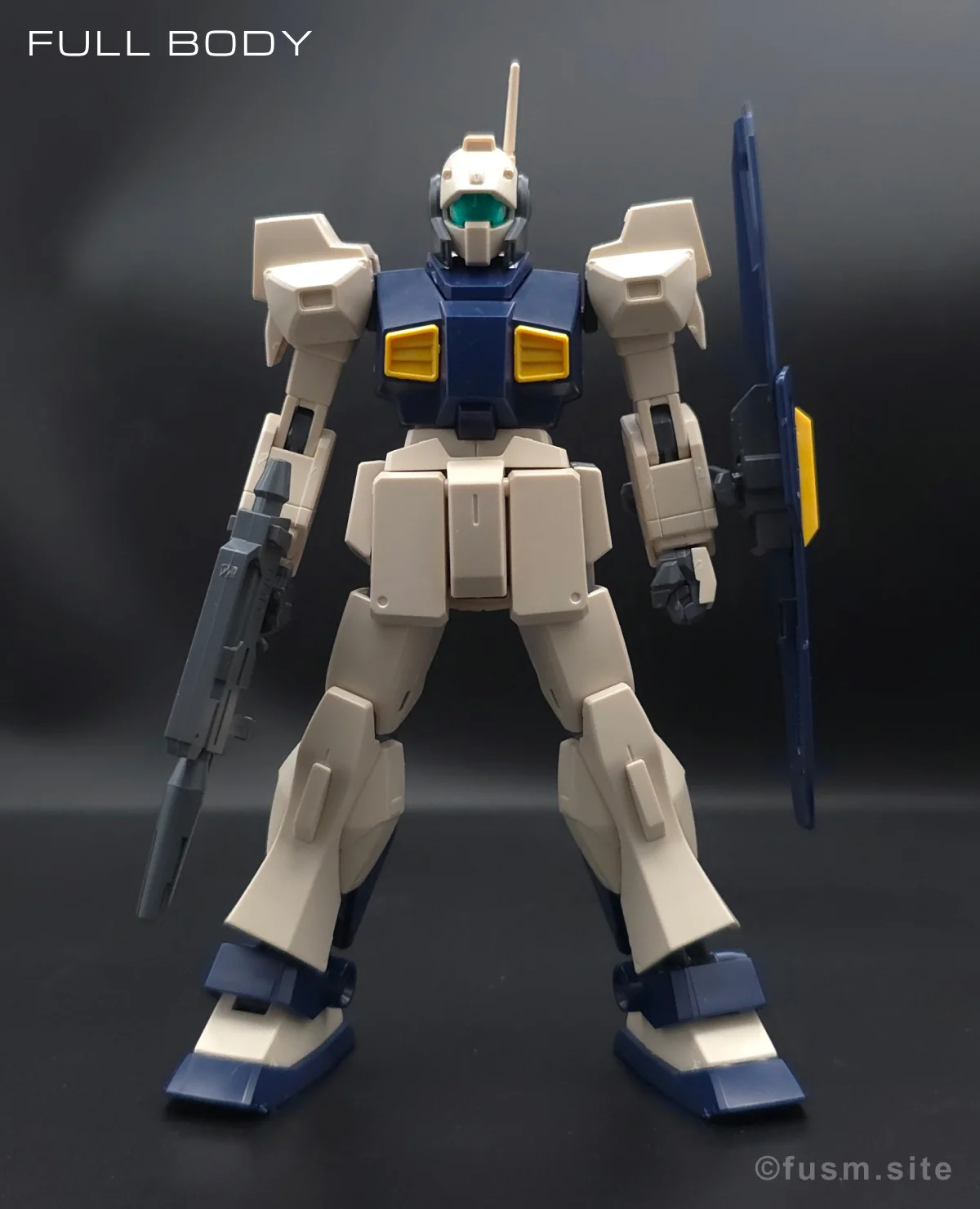 HGUC MSA-003 ネモ(ユニコーンデザートカラーVer.) レビュー 多角的に見た全体の外観・素組み 09