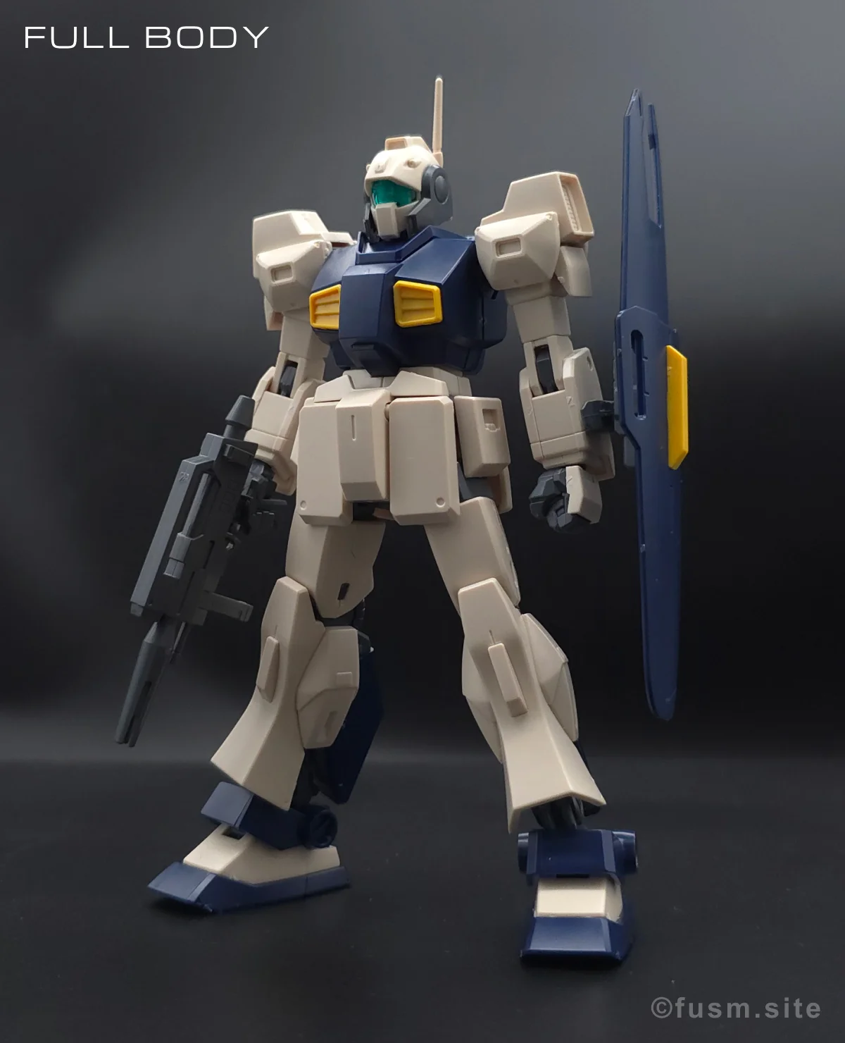 HGUC MSA-003 ネモ(ユニコーンデザートカラーVer.) レビュー 多角的に見た全体の外観・素組み 10