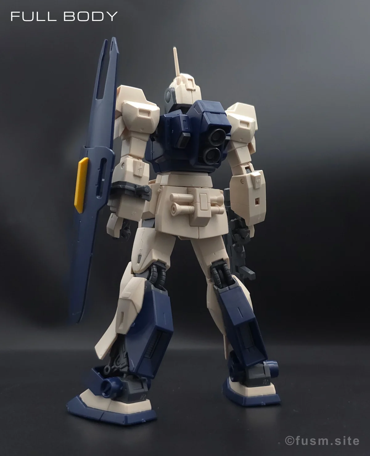 HGUC MSA-003 ネモ(ユニコーンデザートカラーVer.) レビュー 多角的に見た全体の外観・素組み 12