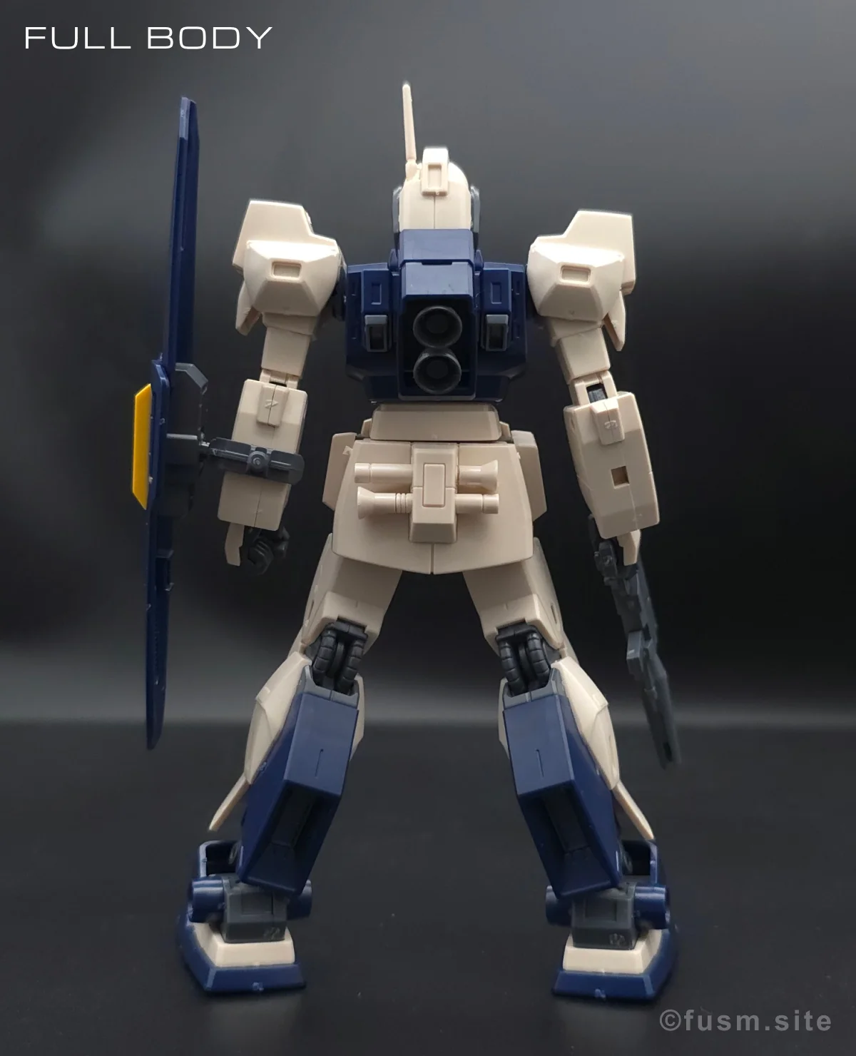 HGUC MSA-003 ネモ(ユニコーンデザートカラーVer.) レビュー 多角的に見た全体の外観・素組み 13